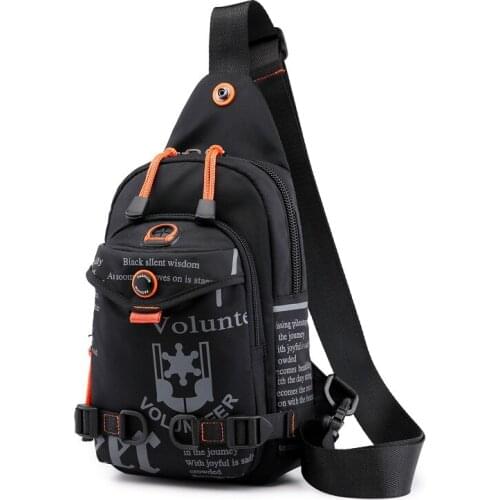 2020 High Quality Men Nylon Cross Body Chest Bags Rucksack Knapsack Travel Casual Male One Shoulder Bags Sling Backpack Daypack