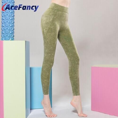 Acefancy Women Energy Seamless Leggings 8812 Tummy Control Yoga Leggings Super Stretchy Gym Leggings With Pocket Leggings Women