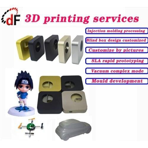 Mechanical hardware parts aluminum parts CNC computer gongs CNC lathe processing 3D printing rapid molding injection moulding