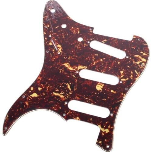 Electric Guitar Red Flame 3 Ply 11 Hole Pickguard Scratchplate