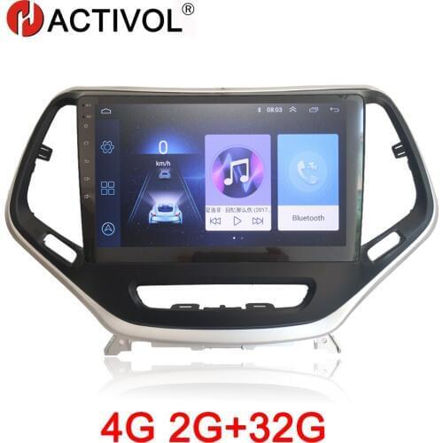 HACTIVOL 2G+32G Android 8.1 Car Radio for Jeep Cherokee 2016 car dvd player gps navigation car accessory 4G multimedia player