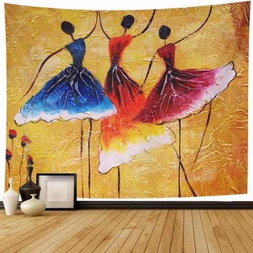 Spanish Dance Paint Big Activity People Artist Dancer Ballet Class Drawing Couple Tapestries