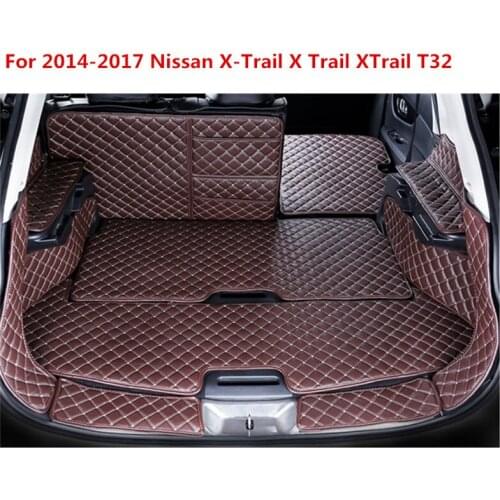 Mat Car Suitcase for 2014-2017 Nissan X-Trail T32 Cargo Liner Carpet Car Interior Styling Accessories trunk mat