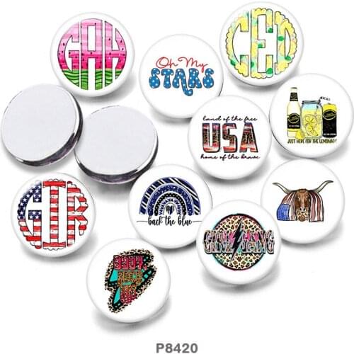 Pattern 12mm/18mm/20mm/25mm/30mm Round Glass Cabochon Flat Back Making Findings P8420