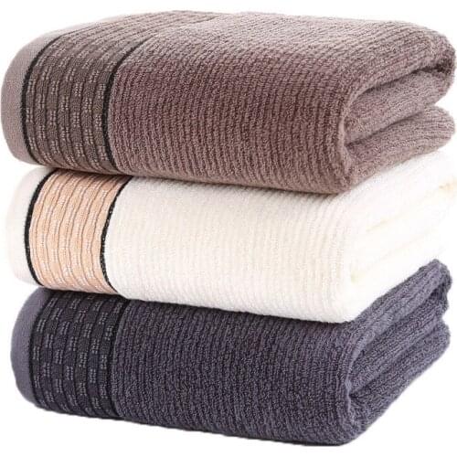 Soft 100% Cotton Family Face Towel Men Women Decorative Terry Home Hair Hand Towels Bathroom Water Absorbent Facecloth 34*74cm