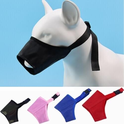 Pet Dog Muzzle Mouth Cover Dog Bite-Proof Barking Muzzle Dog Training Anti Bark Bite Chew Muzzle Small-Large Dogs Mask Mouth