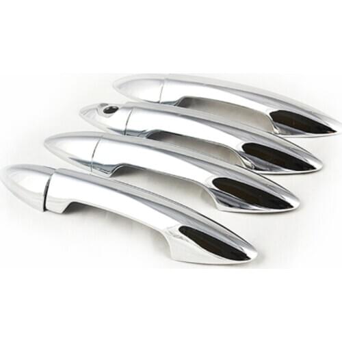 NEW-For Kia K2 Rio 3 Sedan 2011-2015 New Car Chrome Door Handle Cover Sticker Accessories