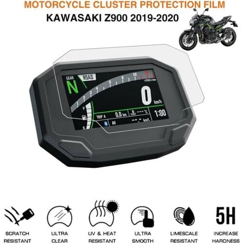 Motorcycle Dashboard Screen Film Speedometer Scratch Protector for Kawasaki Ninja 650 Z650 Z900 2020