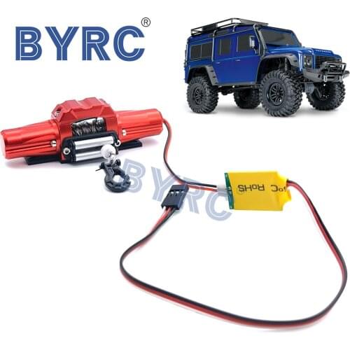 RS RS1 climbing car simulation metal double motor winch and controller for D90 Axial SCX10 TRX-4