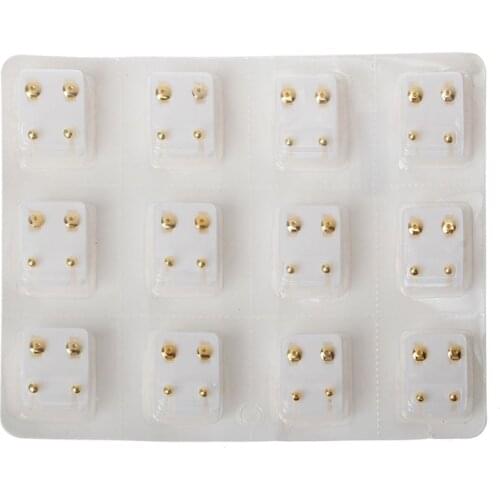 12 Pairs Ear Piercing Gun Earring Disposable Set Hypoallergenic Ear Stud Jewelry
