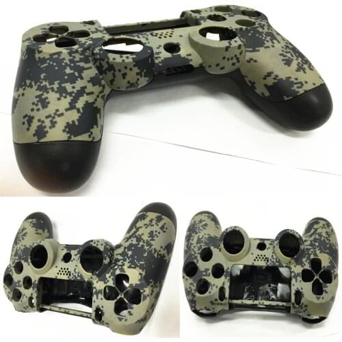 PS4 Replacement Case Skin Front back Shell Housing Cover Protector for PlayStation 4 DualShock 4 v1 Old Controller Camouflage
