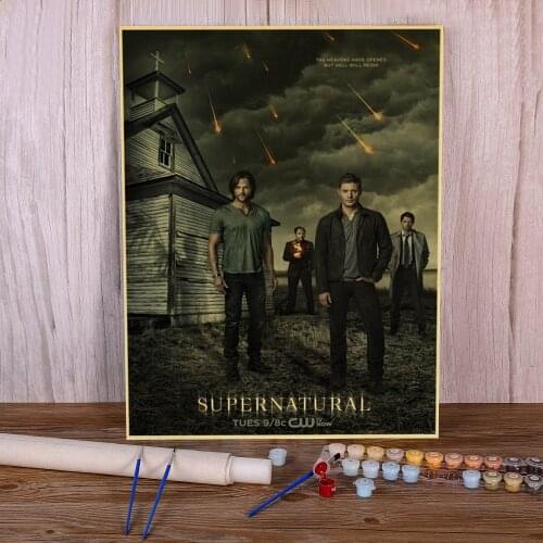 Supernatural Coloring By Numbers Painting Package Oil Paints 50*70 Picture By Numbers Photo New Design Crafts For Adults Art