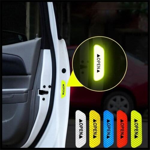 Car OPEN Reflective Tape Warning Mark Notice Bicycle for Volkswagen vw Jetta Golf 7 5 6 Passat Phaeton 4.2 EOS 3.2 V6 Touareg