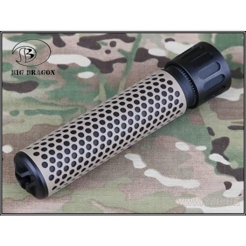 Tactical Toy Airsoft KAC Style Sound Suppresso Dummy Quick Detach Barrel-Extension For Hunting Paintball Airsoft Gear