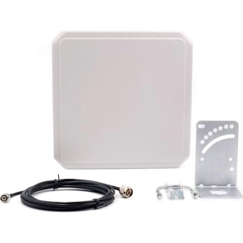 IP67 Outdoor Waterproof Circular Polarization 9dbi UHF Panel Antenna 10m Long Range UHF RFID Antenna