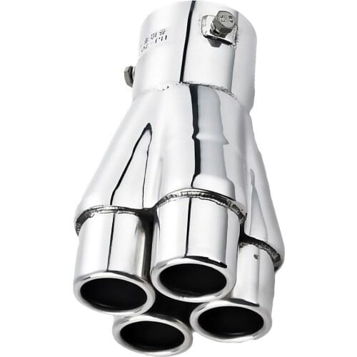 Universal 57mm 2.24'' Stainless Steel Auto Car Tail Exhaust Tips Round Muffler Pipe