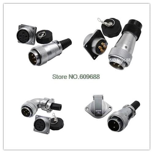 WS32 Aviation Plug Socket Mic Connector WS32-4 6 8 10 11 12 13 19 Pin