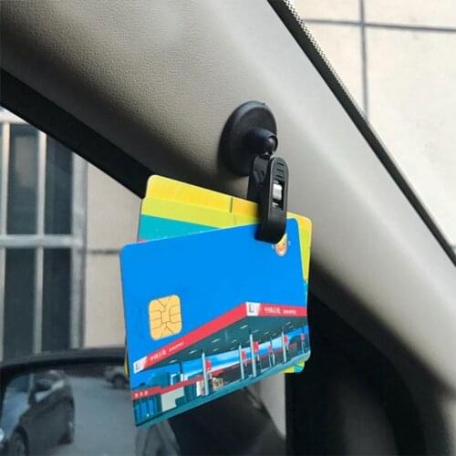 1 Pair Portable Car Interior Window Curtain Clip Suction Cup Towel Ticket Holder Clamp Car Accessories Supplies Products