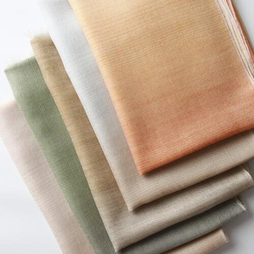 Ladies pure cashmere scarf women plaid water ripple thick new style shawl to keep warm in autumn and winter