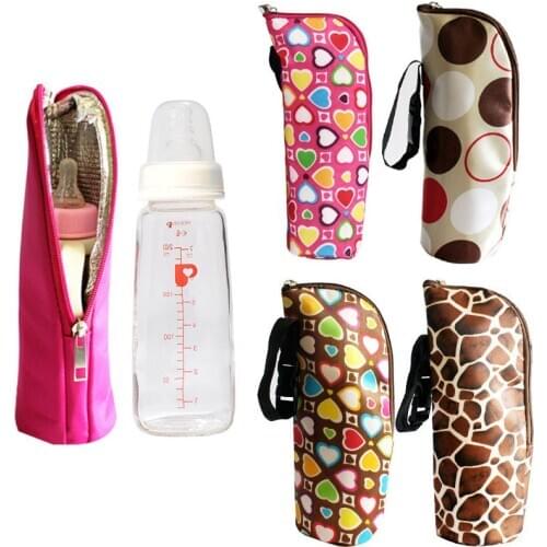 1PC Thermal Portable Baby Feeding Milk Bottle Milk Warmer Insulation Bag Baby Bottles Warmer Mummy Tote Stroller Hang Bags B1110