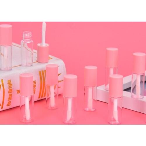 10pcs/Box 4ml Refillable Lip Gloss Tubes Grade Clear Plastic Empty Make up DIY Lip Gloss Containers Make up Tools