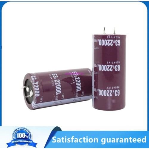 12PCS-2PCS 63V22000UF 22000UF 63V High frequency long life Electrolytic Capacitors volume: 35X50MM 35X60MM best quality
