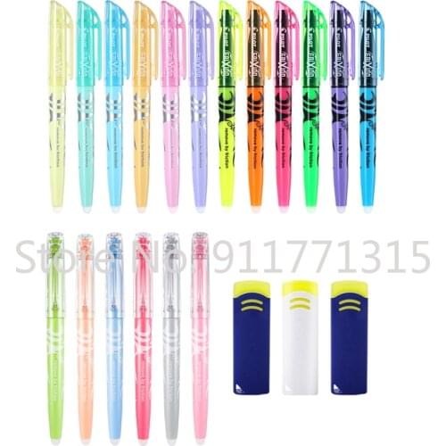 6/18pcs Pilot SW-FL Frixion Erasable Highlighters Soft Light Pastel Color Normal Colour Highlighter School Study 12 Colors