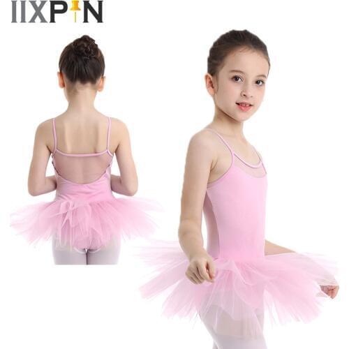 Girls Tulle Ballet Tutu Dress For Kids Dancer Leotard Dress Sleeveless ballerina dress kids toddler girl dresses kids costume
