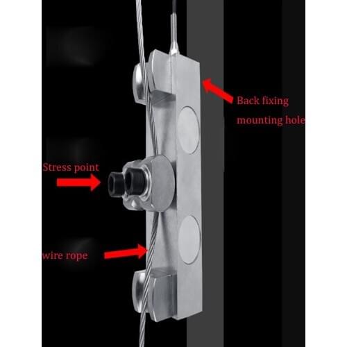 Tension sensor for steel wire rope,Load Cell,side pressure sensor,wire tension sensor,Lift device .Weight limiter,0-5T