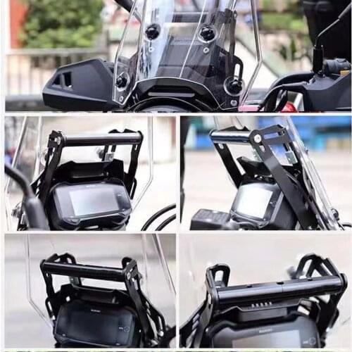 Motorcycle navigation support Windshield lifting function Adjustment GPS Phone Navigation Bracket For SUZUKI DL250 VERSYS DL 250