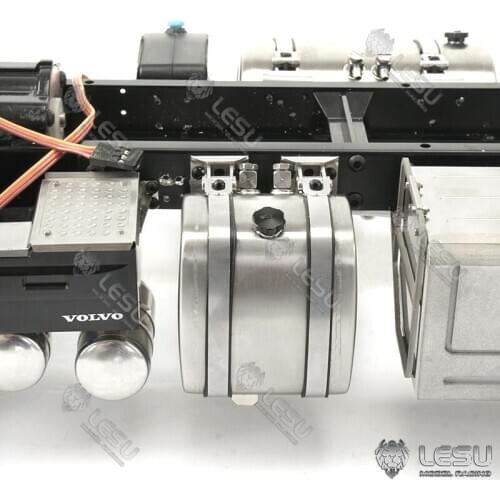 50MM LESU Metal Hydraulic Oil Tank for 1/14 RC TAMIYA Scania MAN Benz Tractor Truck Dumper DIY Model