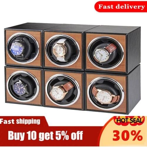 Watch Winder for automatic watches single Wooden Watch Accessories Box Watches Storage Luxury