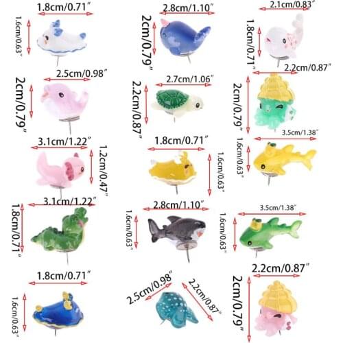 Push Pin Cartoon Walvis Creatieve Tekening Pin Punaises Plastic Push Pin voor Ka