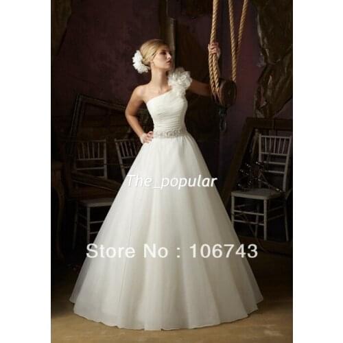 Dresses free shipping rhinestone bridal belt 2016 New White/Ivory Sexy Organza Corset Flower Tights Wedding dress Custom