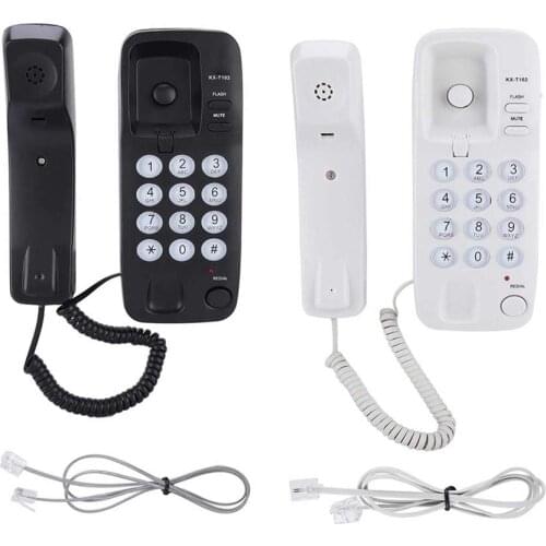 Portable Mini Phone Wall Mount Telephone Landline Extension for Home Family Hotel telefono fijo para casa telefon