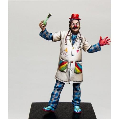 Self-assembled New Unassembled 1/32 ancient man stand with bottle Resin Figure Unpainted Model Kit