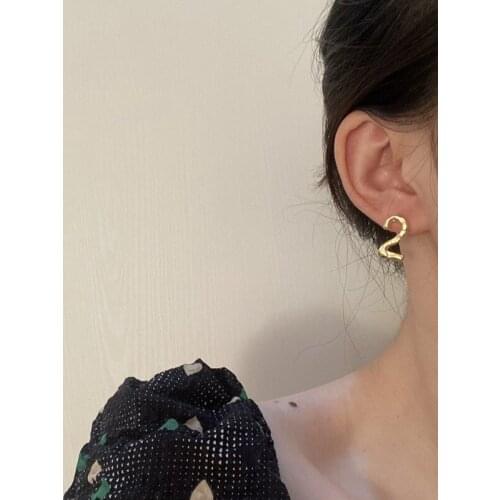 Huge Bud 9pcs/set Personality Stud Earring for Women 1-9 Arabic Numbers Brincos Ear Studs Fashion Jewelry Accessories Pendants