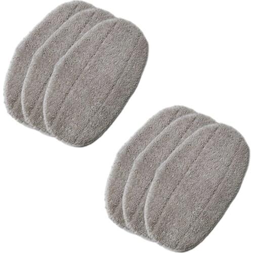 Steam Mop Cloth Microfiber Mop Head Accessories Mop Replacement Cloth for Leifheit Clean Tenso Steam Mop, 6PCS