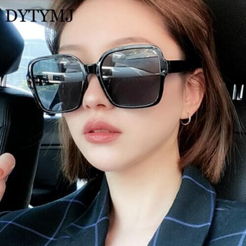 DYTYMJ Vintage Women Sunglasses Oversized Square Eyeglasses Women Brand Designer Glasses Women/Men Square Oculos De Sol Feminino
