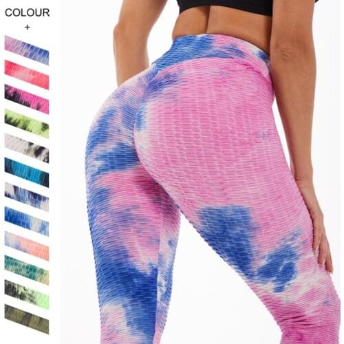 Womens High Waist Sports Pants Tummy Control Slimming Booty Leggings Workout Running Butt Lift Tights