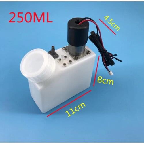 1pc 250ml Ink Cartridge Ink Tank with Stirring Motor Air Filter for small Printer White Inks Sub Tank Bulk CISS