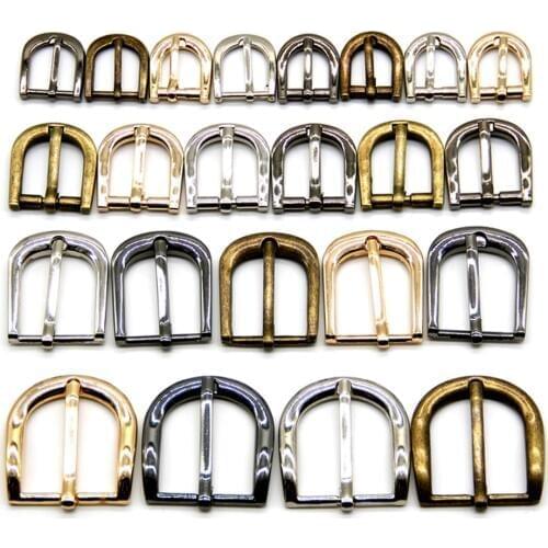 10pcs/lot 11mm/13mm/15mm/20mm/25mm silver bronze gold Square metal shoes bag Belt Buckles decoration DIY Accessories Sewing