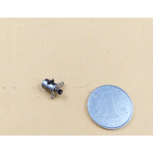 10PCS Nidec 6*8.5mm Micro Stepping Motor with a Black Gear for Digital Product