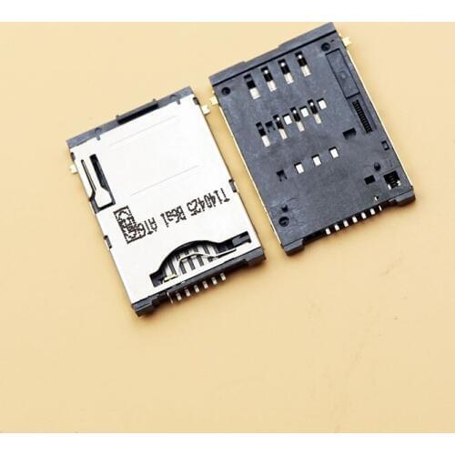 100pcs Self Push SIM Card Connector Port SIM Socket for Phone Table PC