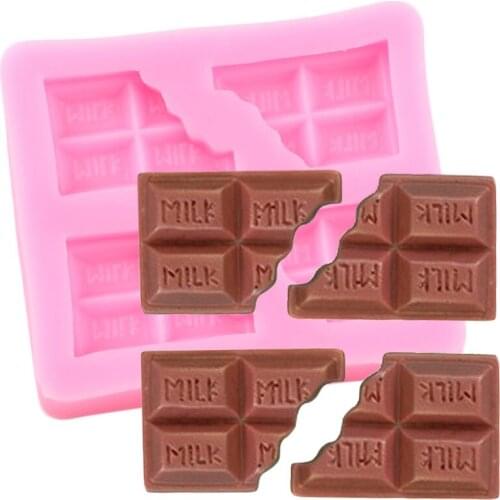 3D Chocolate Chip Shape Silicone Mold DIY Cupcake Topper Fondant Molds Cake Decorating Tools Candy Polymer Clay Resin Moulds