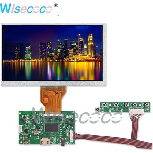 7.0 inch TFT-LCD resolution 800×480 with control panel remote control