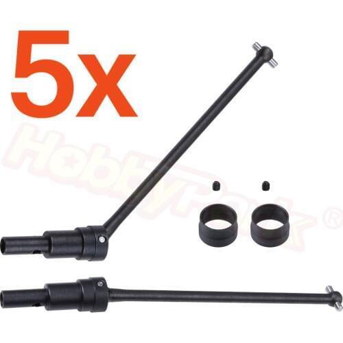 5pairs Metal Universal Drive Shaft Joint Replace EA1061 for JLB Racing CHEETAH 1/10 Brushless RC Car Monster Truck Spare Upgrade