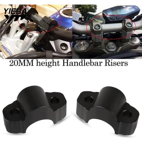 Motorcycle Handle Bar Adapter Mount Bracket Clamp 20MM Handle Bar Riser For Yamaha Tenere 700 T7 Rally XTZ700 XT700Z 2019 -2021