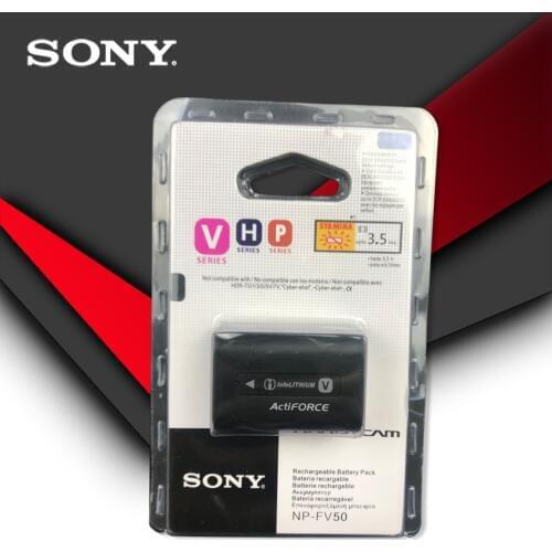 Sony Original NP-FV50 Battery NP FV50 HDR XR550E XR350E CX550E CX350E CX150E DCR SR68E SX83E SX63E SX43E CX230
