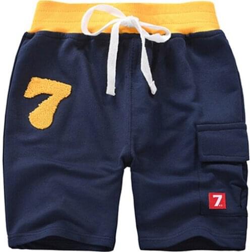 Bambino New Year 2021 Summer Short Pants Baby Boy 2-7 Years Children Pocket Clothing Kids Boy Shorts Beach Shorts Sport Shorts